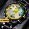 Montre en acier FC Nantes avec nom personnalisé