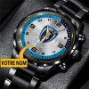 Montre en acier Paris FC avec nom personnalisé