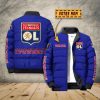 Veste matelassée Olympique Lyonnais Nouvelle version avec nom personnalisé