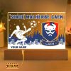 Lumière vive Stade Malherbe Caen Édition spéciale avec nom personnalisé