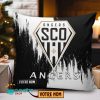 Oreiller avec insert Angers SCO Nouvelle édition avec nom personnalisé