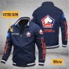 Veste polaire zippée Lille OSC Nouvelle édition avec nom personnalisé