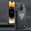 Étui en cuir pour téléphone Angers SCO Nouvelle édition avec nom personnalisé