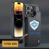 Étui en cuir pour téléphone Castres Olympique Nouvelle édition avec nom personnalisé