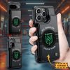 Étui en cuir pour téléphone FC Nantes Style sportif avec nom personnalisé