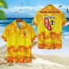 Tenue Hawaïenne RC Lens Motif Tropical Unique Avec Nom Personnalisé
