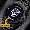 FC Girondins de Bordeaux – Montre SteelChrono Nouveau Style Avec Nom Personnalisé