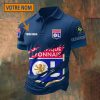 Olympique Lyonnais – Chemise polo Nouveau Style Avec Nom Personnalisé