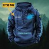 Olympique de Marseille – Hoodie à lacets Nouveau style avec nom personnalisé
