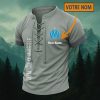 Olympique de Marseille – Chemise à lacets nouvelle édition avec nom personnalisé