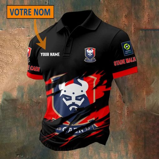 Stade Malherbe Caen – Chemise polo Nouveau Style Avec Nom Personnalisé