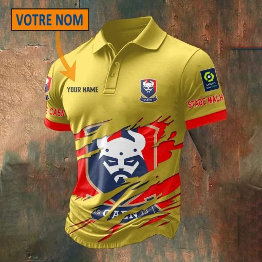 Stade Malherbe Caen – Chemise polo Nouveau Style Avec Nom Personnalisé