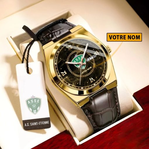 AS Saint-Étienne – Montre Signature nouvelle édition avec nom personnalisé