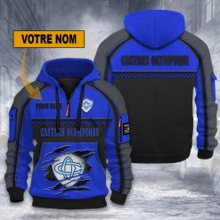 Castres Olympique – Hoodie dynamique Nouvelle édition avec nom personnalisé