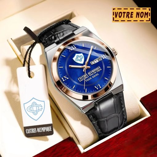 Castres Olympique – Montre Signature Nouvelle Version avec nom personnalisé