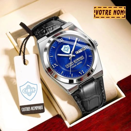 Castres Olympique – Montre Signature Nouvelle Version avec nom personnalisé
