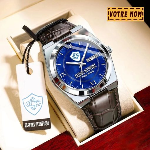 Castres Olympique – Montre Signature Nouvelle Version avec nom personnalisé