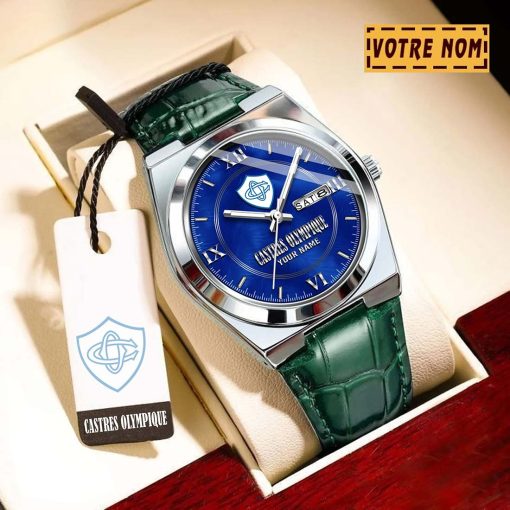 Castres Olympique – Montre Signature Nouvelle Version avec nom personnalisé