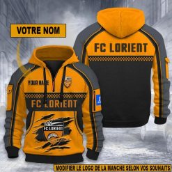 FC Lorient – Hoodie dynamique Nouvelle édition avec nom personnalisé