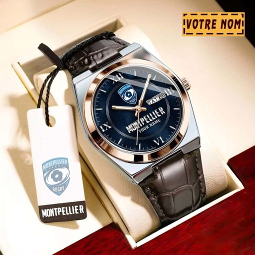 Montpellier Hérault Rugby – Montre Signature Nouvelle Version avec nom personnalisé