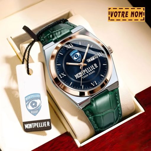 Montpellier Hérault Rugby – Montre Signature Nouvelle Version avec nom personnalisé