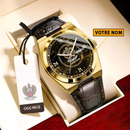 OGC Nice – Montre Signature nouvelle édition avec nom personnalisé