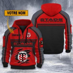 Stade Toulousain – Hoodie dynamique Nouvelle édition avec nom personnalisé