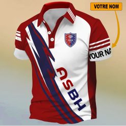 AS Béziers Hérault – Chemise polo Nouveau Design Avec Nom Personnalisé