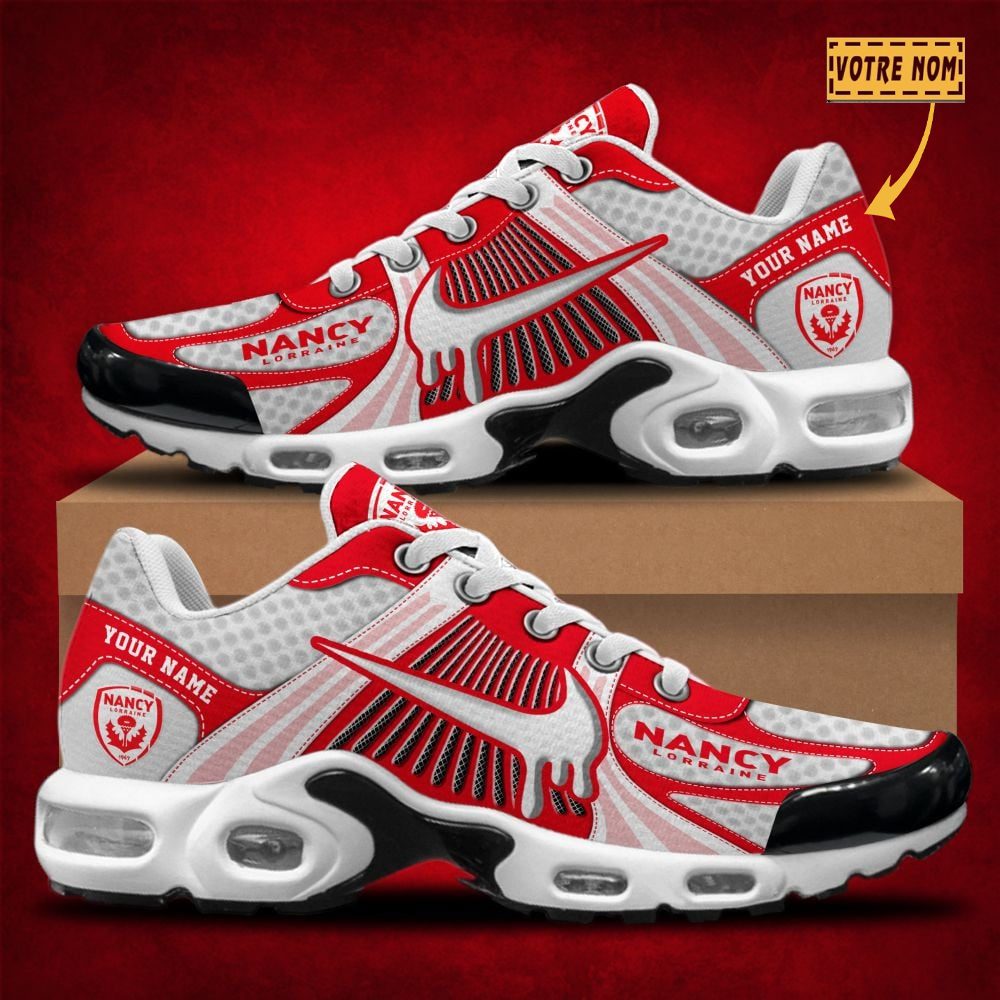 Chaussures Air Max Plus AS Nancy Lorraine Nouvelle édition avec nom personnalisé Chaussures Air Max Plus AS Nancy Lorraine Nouvelle édition avec nom personnalisé