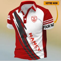 AS Nancy Lorraine – Chemise polo Nouveau Design Avec Nom Personnalisé