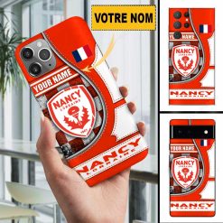 AS Nancy Lorraine – Étui pour téléphone Édition spéciale Avec Nom Personnalisé