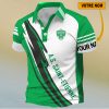 AS Saint-Étienne – Chemise polo Nouveau Design Avec Nom Personnalisé