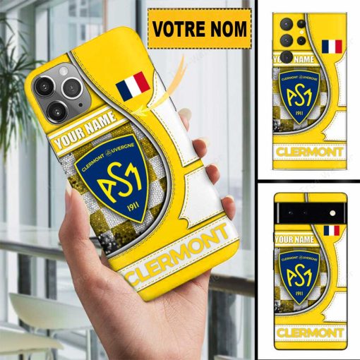 ASM Clermont Auvergne – Étui pour téléphone Édition spéciale Avec Nom Personnalisé