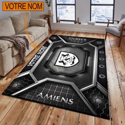 Amiens SC – Tapis de sol Nouveau Design avec nom personnalisé