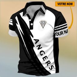 Angers SCO – Chemise polo Nouveau Design Avec Nom Personnalisé