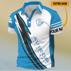 Aviron Bayonnais – Chemise polo Nouveau Design Avec Nom Personnalisé