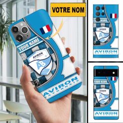 Aviron Bayonnais – Étui pour téléphone Édition spéciale Avec Nom Personnalisé