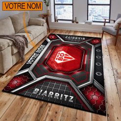 Biarritz Olympique PB – Tapis de sol Nouveau Design avec nom personnalisé