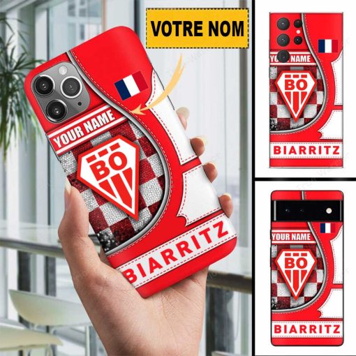 Biarritz Olympique PB – Étui pour téléphone Édition spéciale Avec Nom Personnalisé
