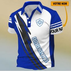 Castres Olympique – Chemise polo Nouveau Design Avec Nom Personnalisé