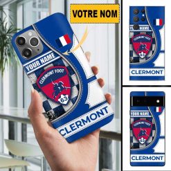 Clermont Foot 63 – Étui pour téléphone Édition spéciale Avec Nom Personnalisé