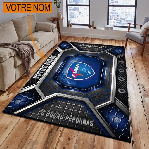FC Bourg-Péronnas – Tapis de sol Nouveau Design avec nom personnalisé