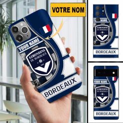 FC Girondins de Bordeaux – Étui pour téléphone Édition spéciale Avec Nom Personnalisé