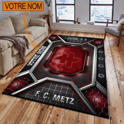 FC Metz – Tapis de sol Nouveau Design avec nom personnalisé