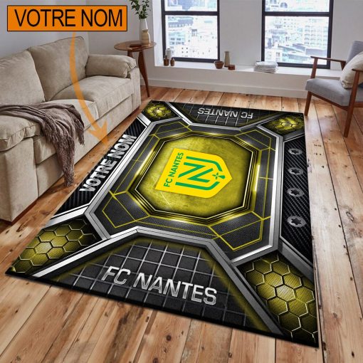 FC Nantes – Tapis de sol Nouveau Design avec nom personnalisé