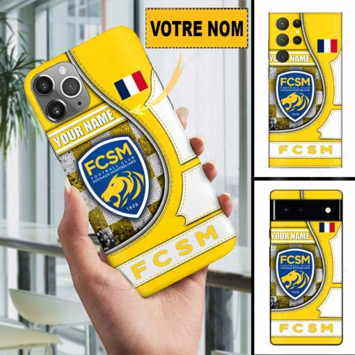 FC Sochaux-Montbéliard – Étui pour téléphone Édition spéciale Avec Nom Personnalisé