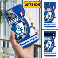 Grenoble Foot 38 – Étui pour téléphone Édition spéciale Avec Nom Personnalisé