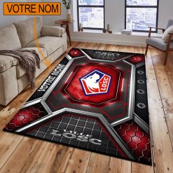 LOSC Lille – Tapis de sol Nouveau Design avec nom personnalisé