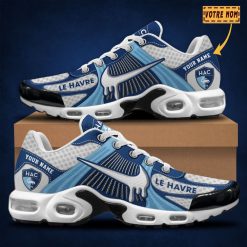 Chaussures Air Max Plus Le Havre AC Nouvelle édition avec nom personnalisé