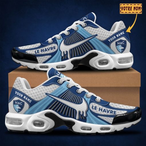 Chaussures Air Max Plus Le Havre AC Nouvelle édition avec nom personnalisé